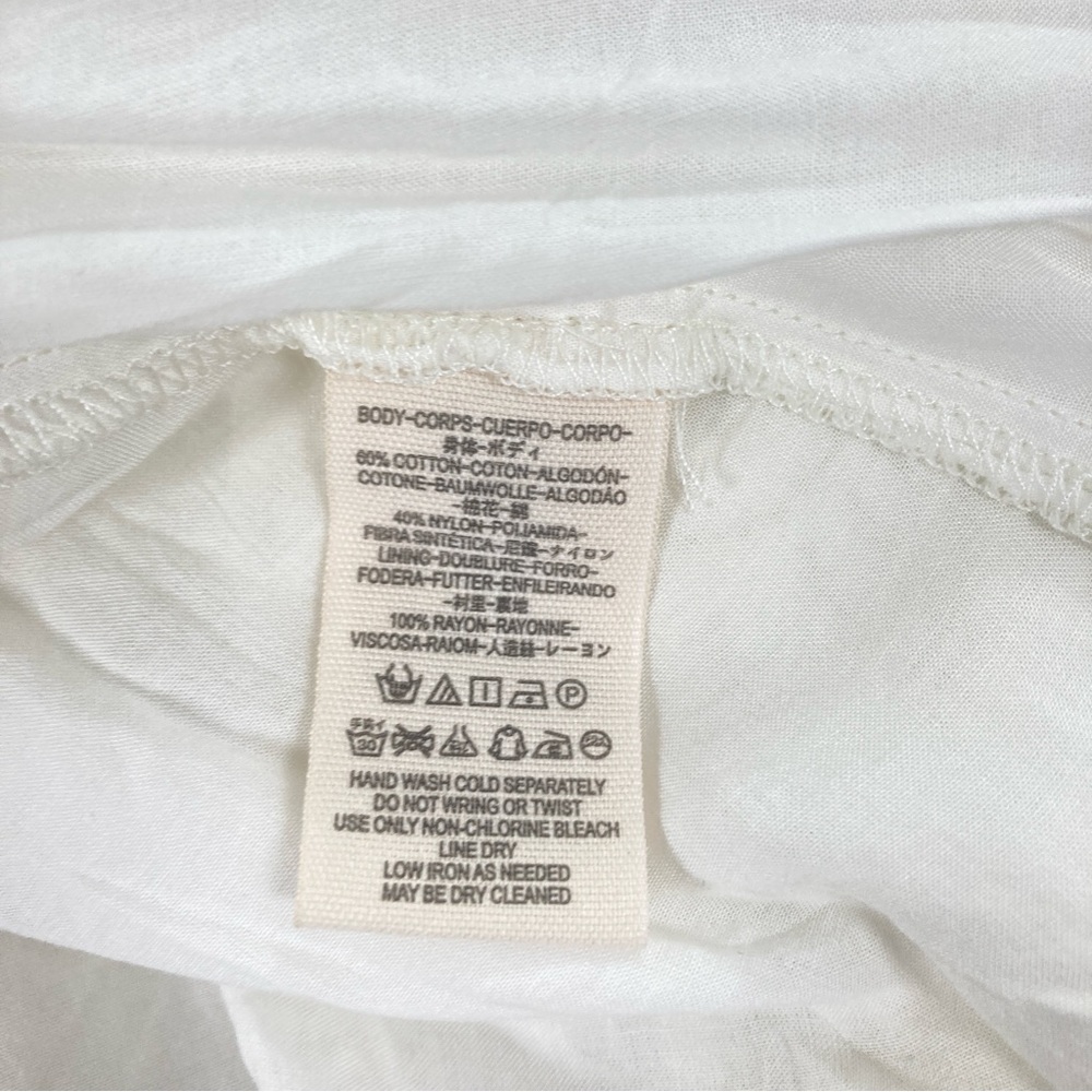Free People Verushka High Neck Button Back Lace dress Size 4 Ivory Women’s - Picture 10 of 14